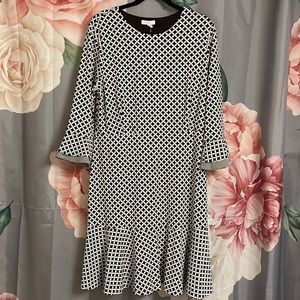 Charter Club black and white L dress